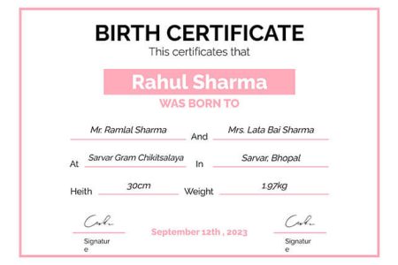 Online Birth and Death Registration